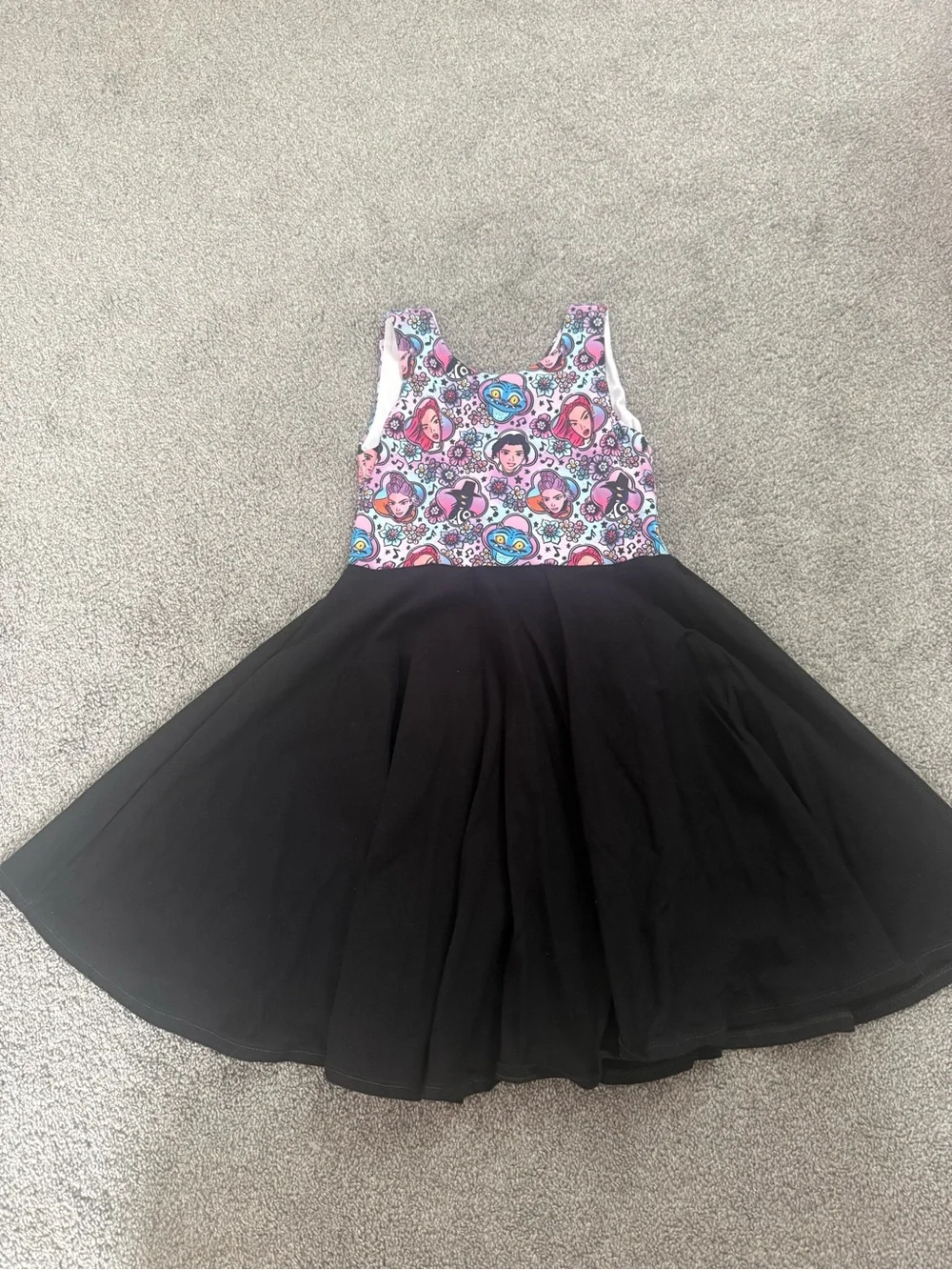 Malia + Kai KPop Demon Hunter Twirl Dress Sz 7